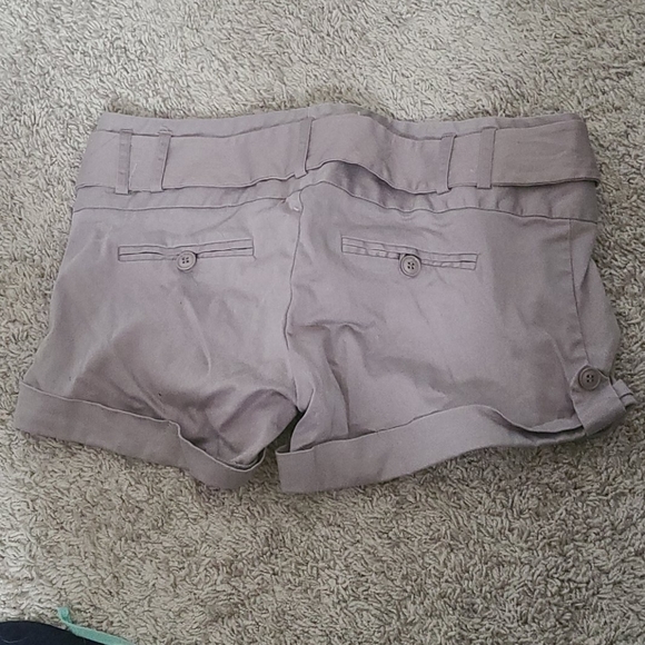 2/$16 Grey shorts with belt - Picture 2 of 2